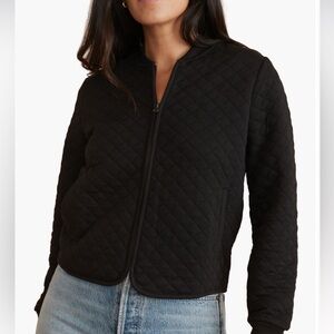 Marine Layer Black Bomber Jacket